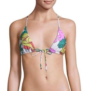 6 Shore Road NWT Size Large Ashbury Poppies Bikini Swimsuit Top New With Tags